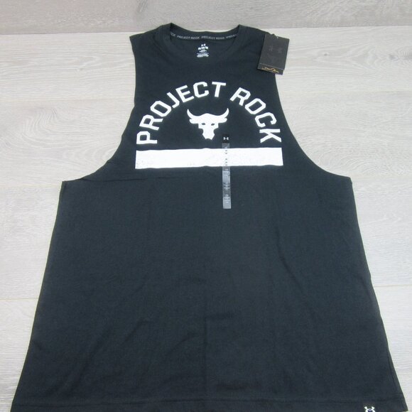 Under Armour Project Rock Payoff Bull Tank Men’s Size Medium NEW - Picture 3 of 12
